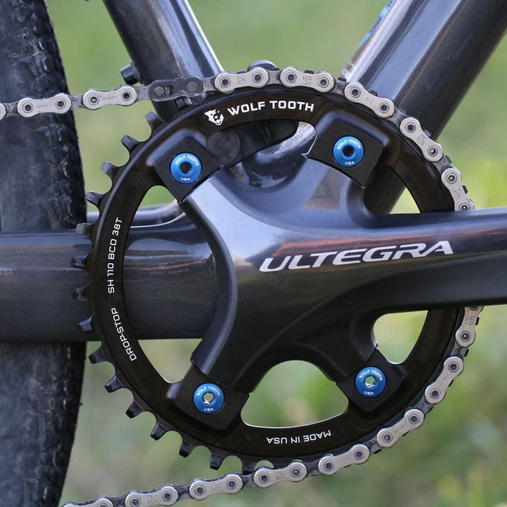 110 BCD Asymmetric 4-Bolt Chainrings for Shimano Cranks - Image 3