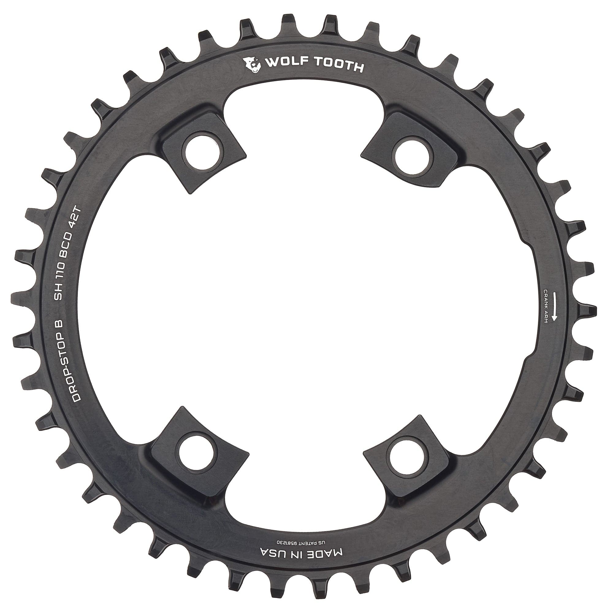 110 BCD Asymmetric 4-Bolt Chainrings for Shimano Cranks - Image 7