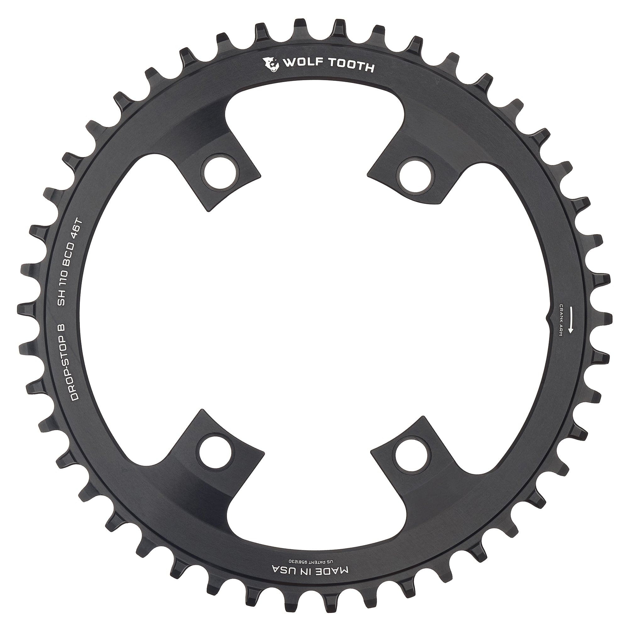 110 BCD Asymmetric 4-Bolt Chainrings for Shimano Cranks - Image 8