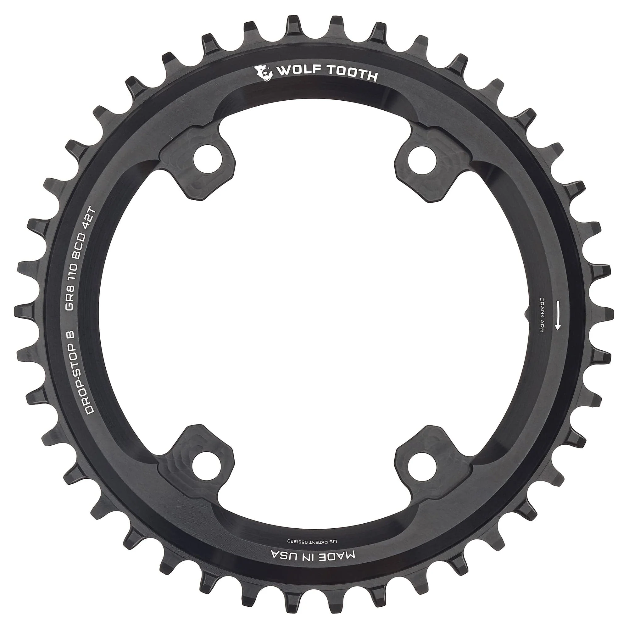 110 BCD Asymmetric 4-Bolt Chainrings for Shimano Cranks - Image 6