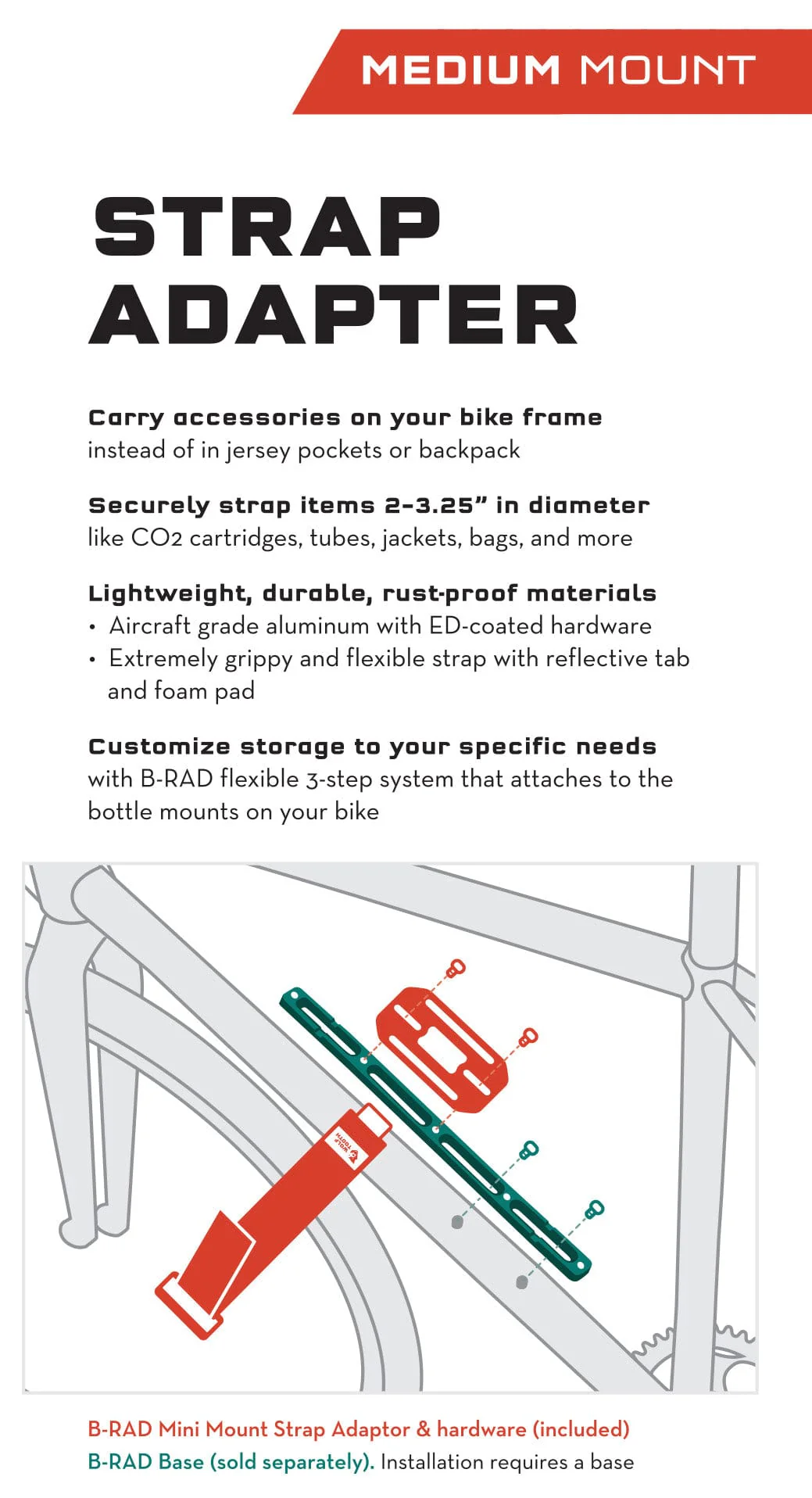 B-RAD Medium Strap and Accessory Mount - Image 4