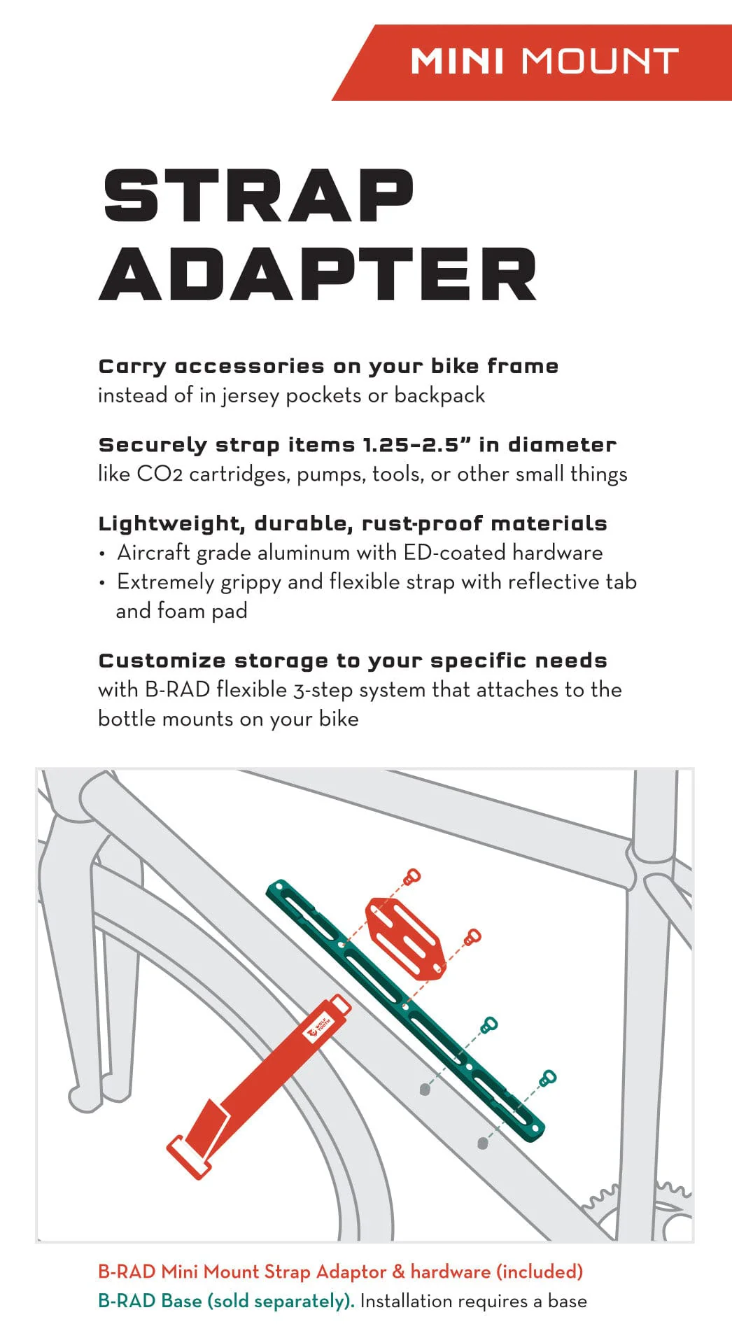 B-RAD Mini Strap and Accessory Mount - Image 3