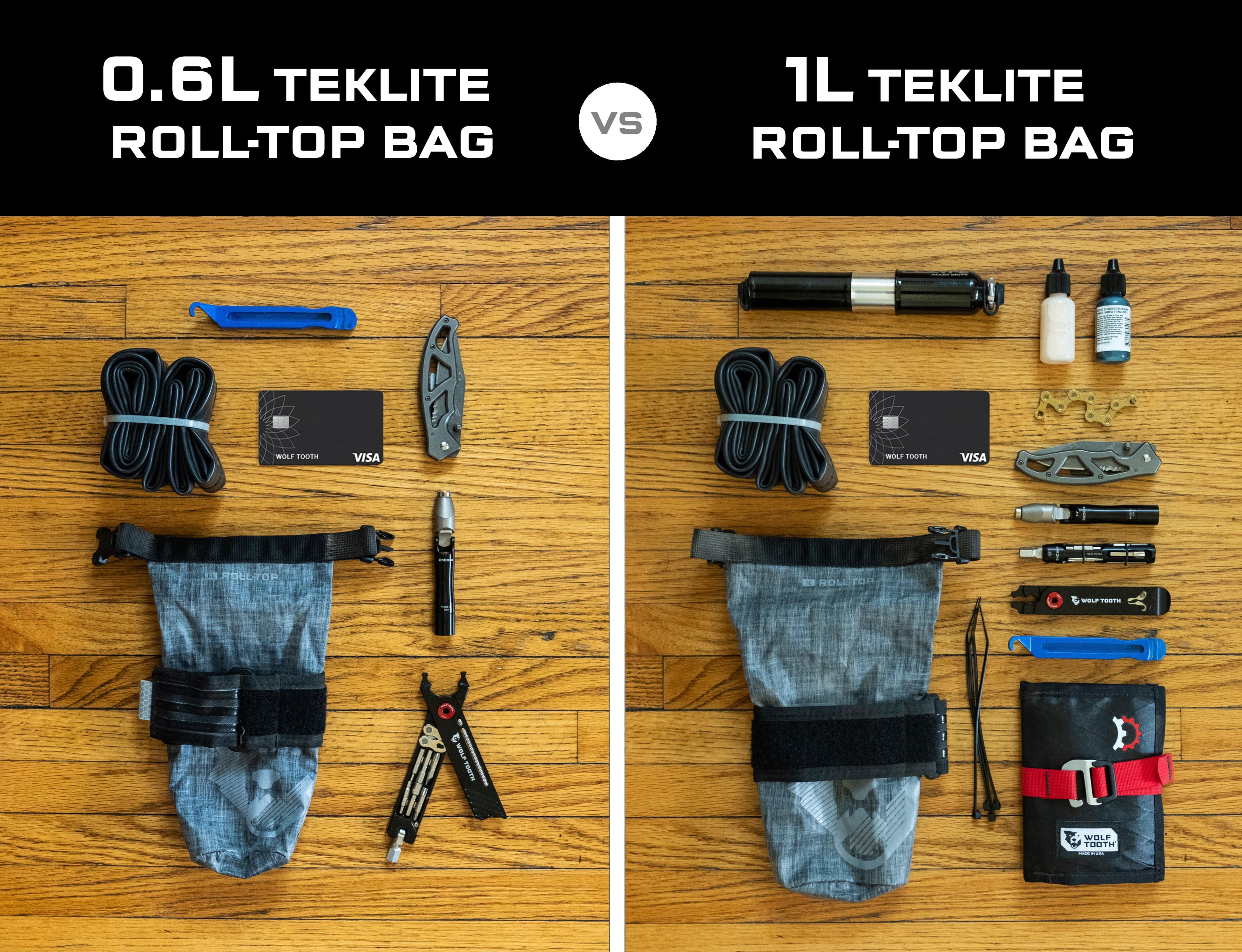 B-RAD TekLite Roll-Top Bag 0.6L - Image 4