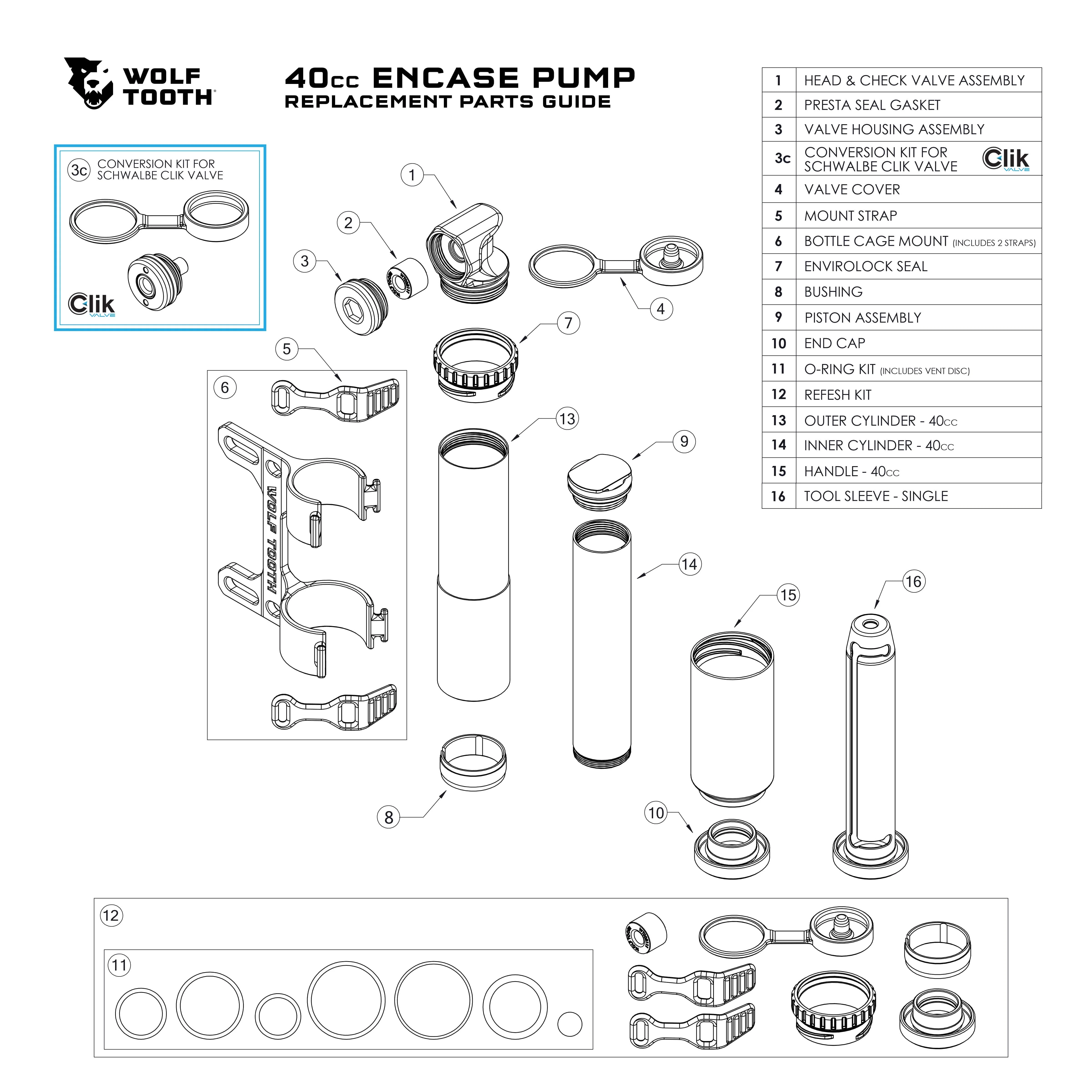 EnCase Pump Replacement Parts - Image 29