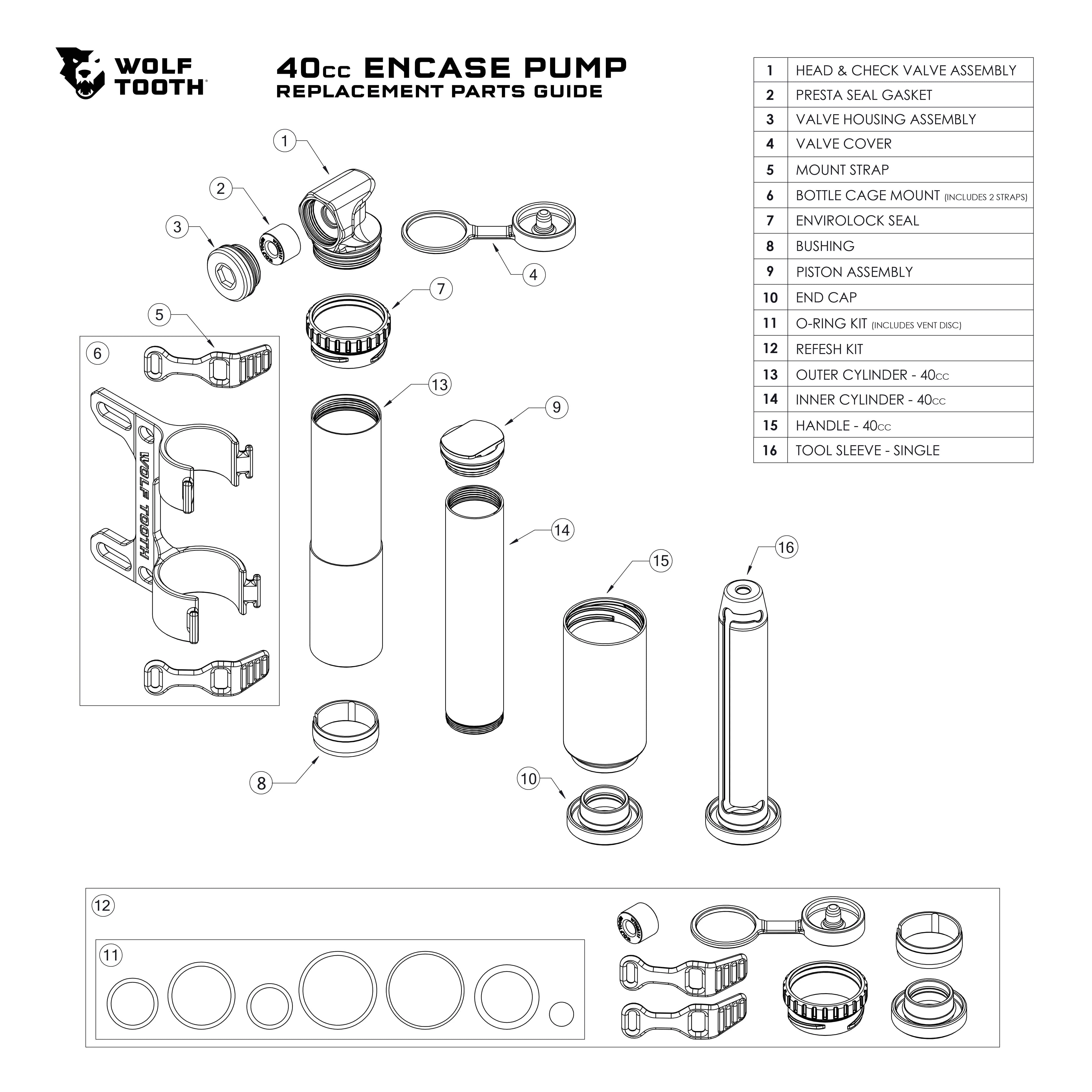 EnCase Pump Replacement Parts - Image 3