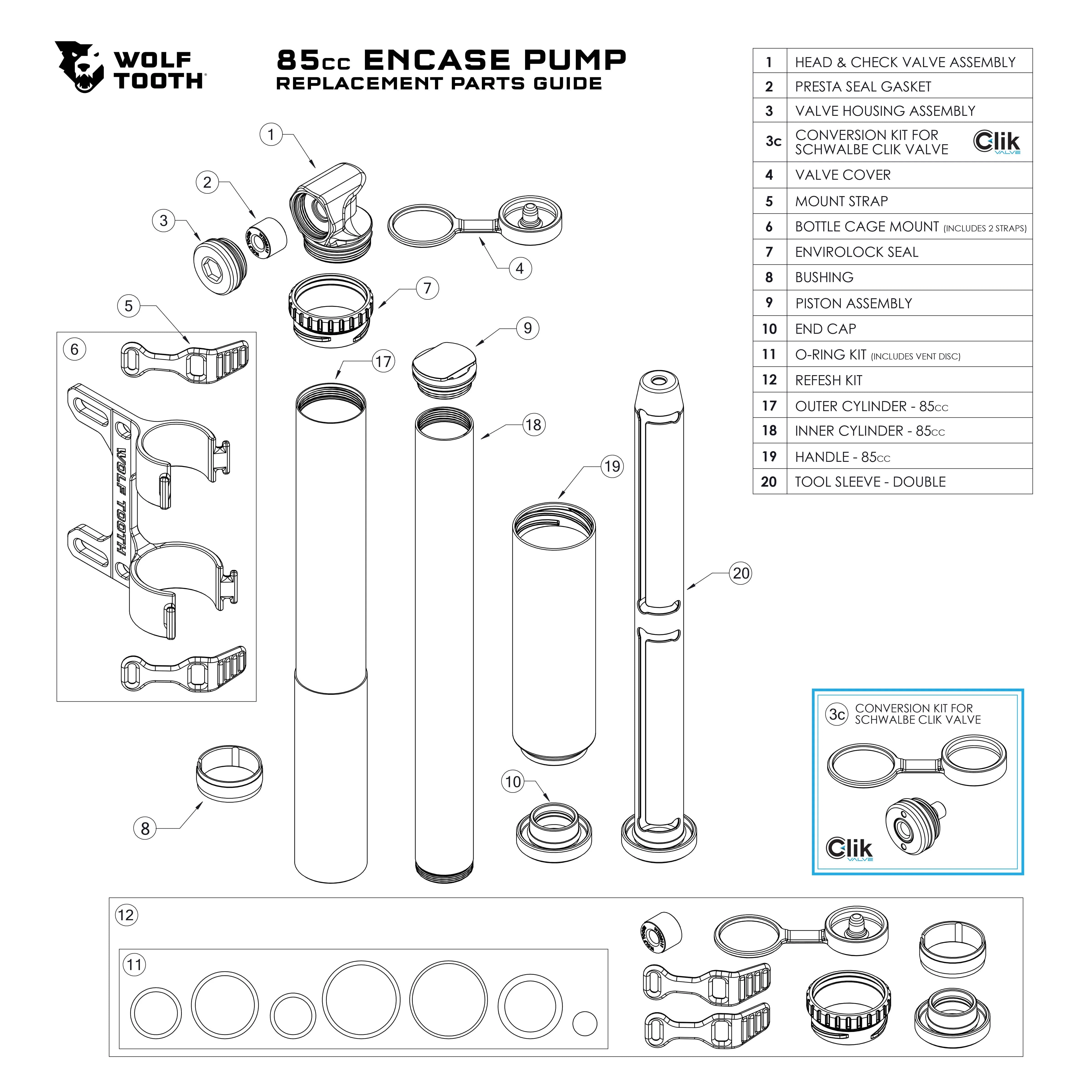 EnCase Pump Replacement Parts - Image 30
