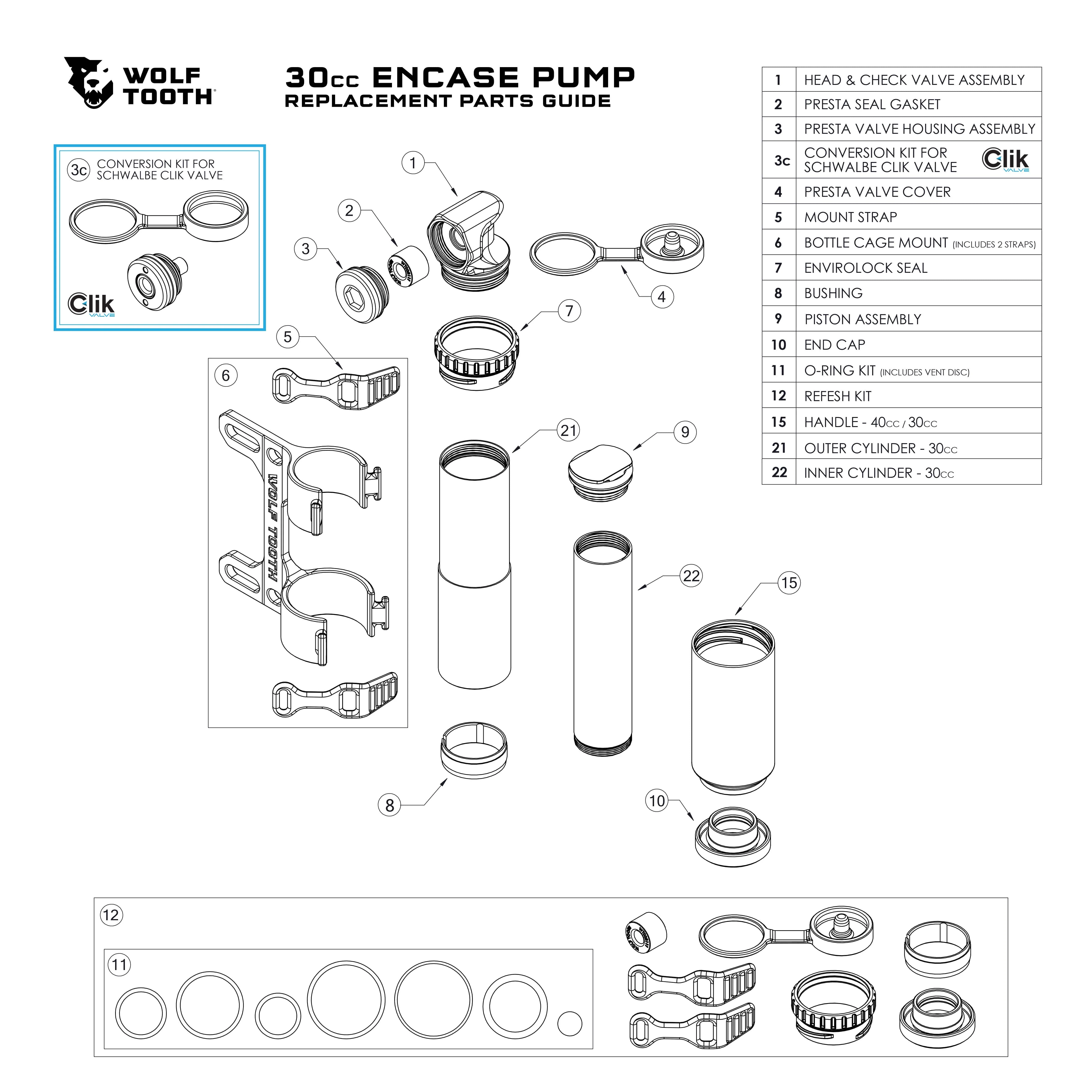 EnCase Pump Replacement Parts - Image 31