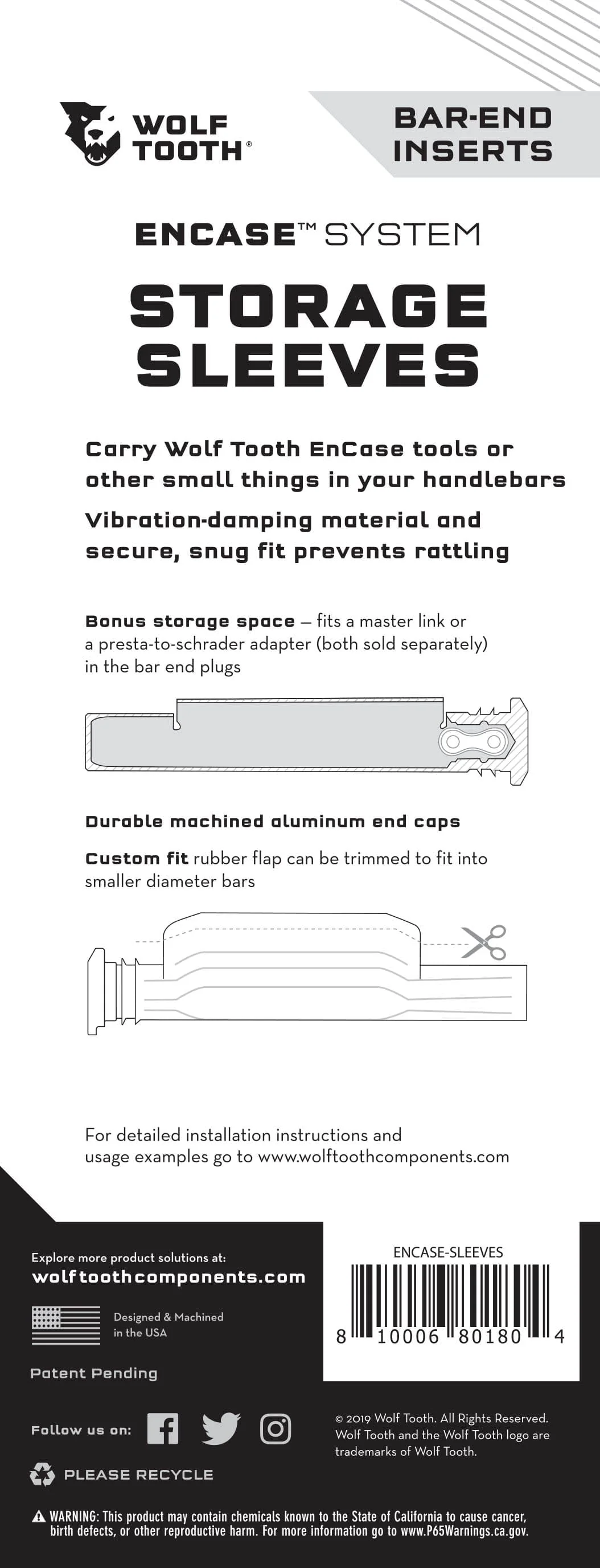 EnCase System Handlebar Storage Sleeves - Image 8
