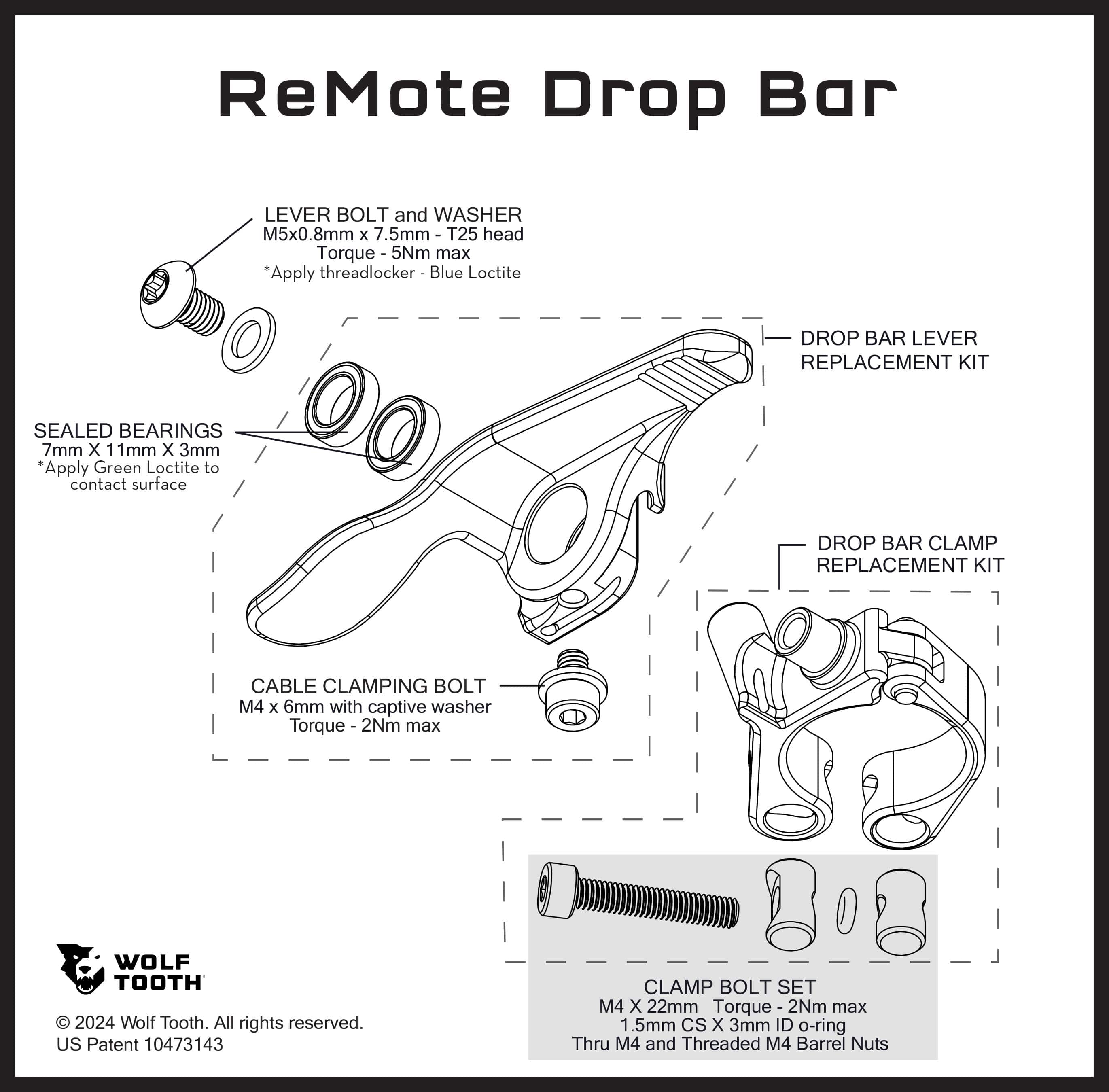 ReMote Drop Bar Replacement Parts - Image 10