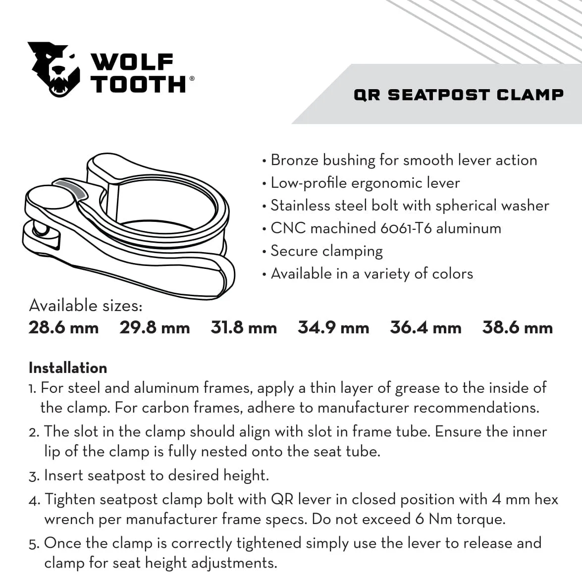 Seatpost Clamp Quick Release - Image 10