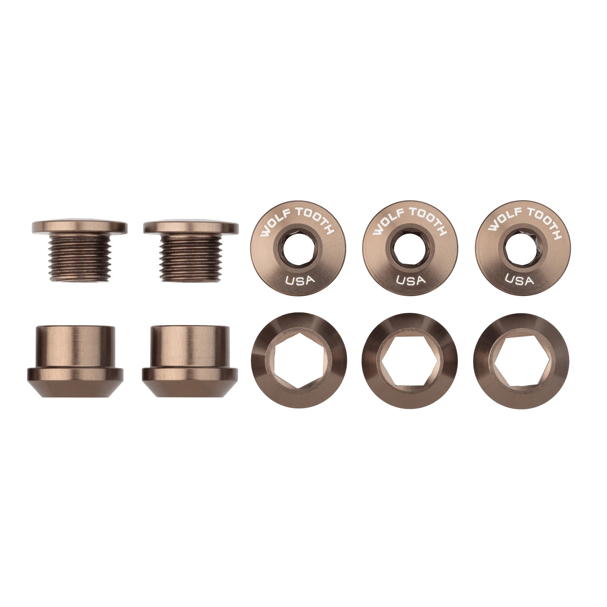 Set of 5 Chainring Bolts+Nuts for 1X - Image 4