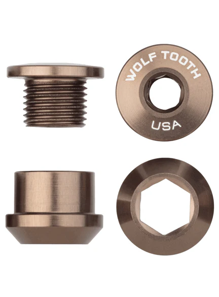 Single Chainring Bolt + Nut for 1X - Image 3