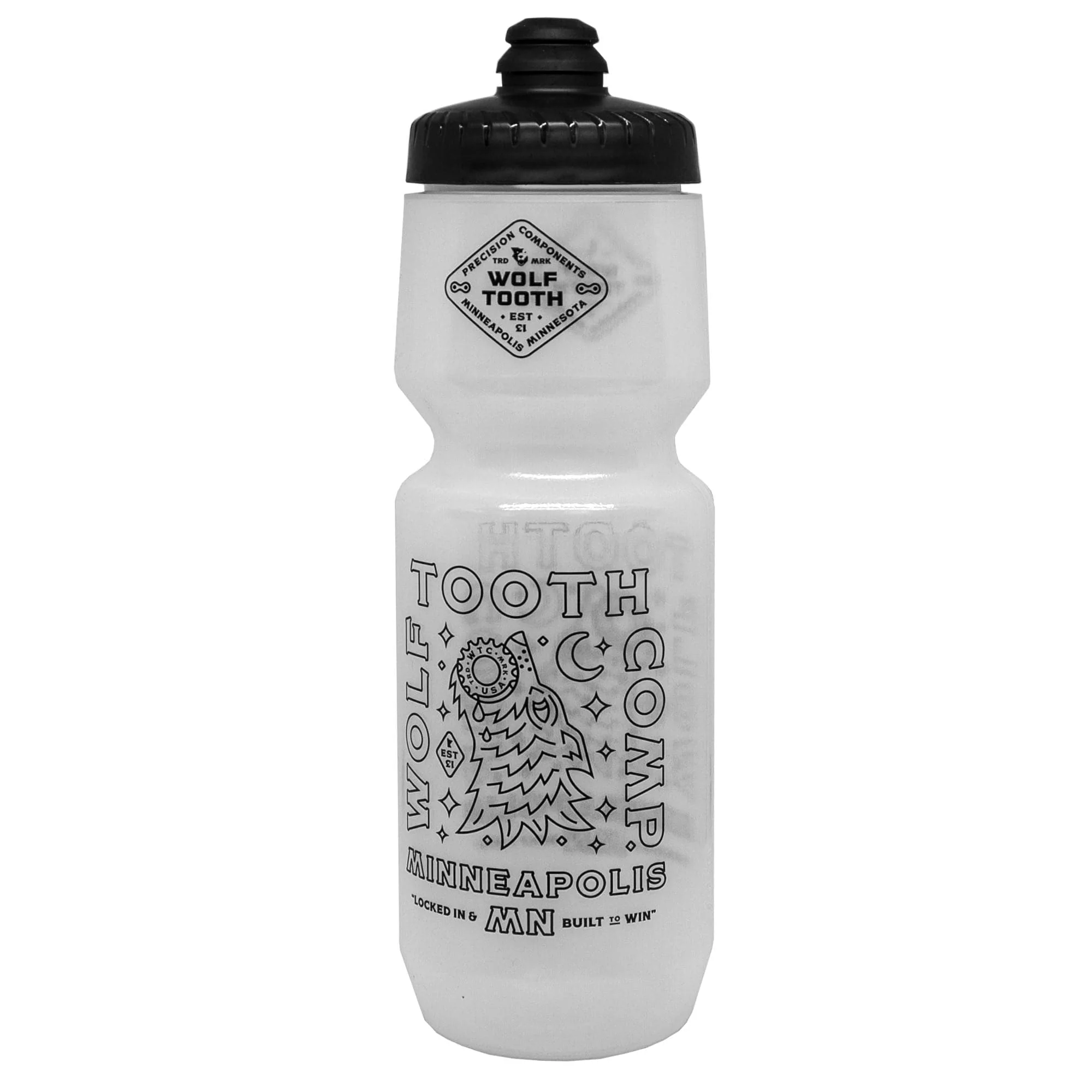 Wolf Tooth Locked In Water Bottle 26oz - Image 2