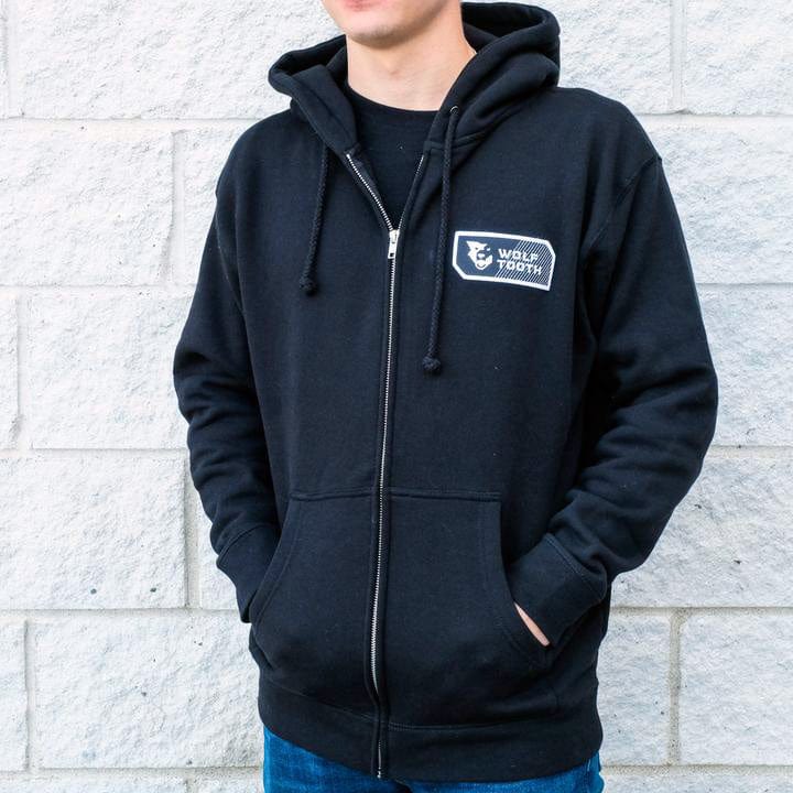 Wolf Tooth Patch Logo Zip Hoodie - Image 2