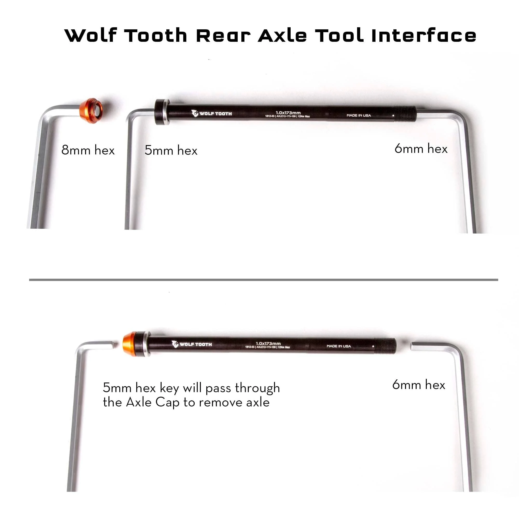 Wolf Tooth Rear Axle for X-12 - Image 4