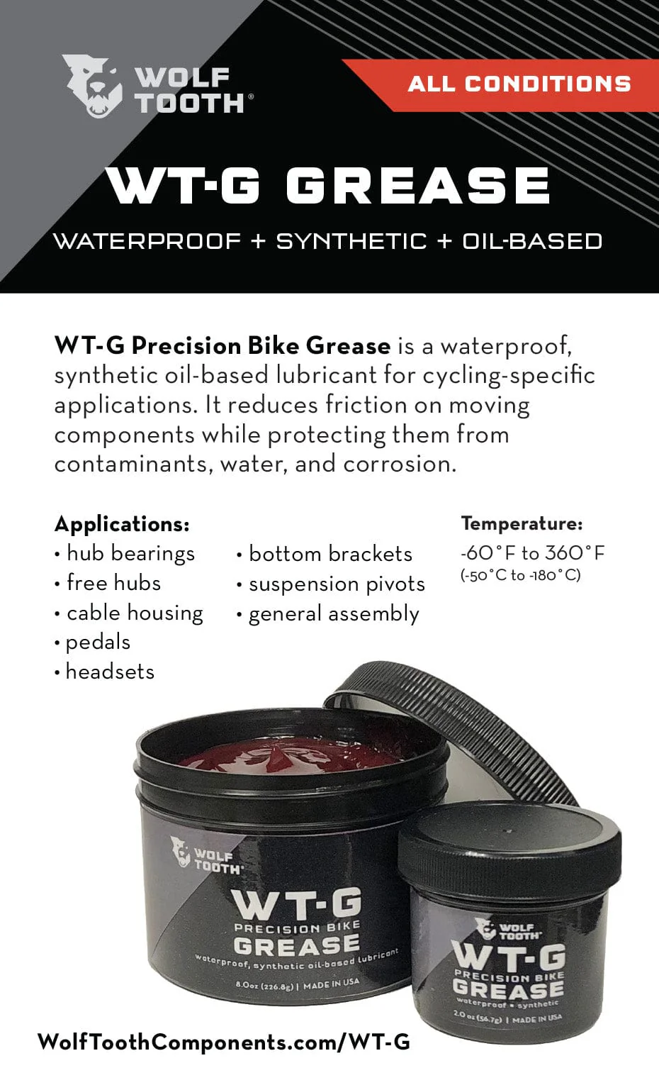 WT-G Precision Bike Grease - Image 3